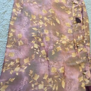 Floral Pink and Yellow Women's Skirt